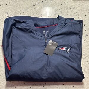 NWT Nike New England Patriots NFL Quarter Zip Pullover